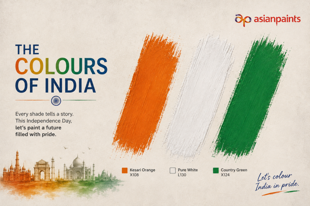Asian Paints - Independence Day Campaign Ideas