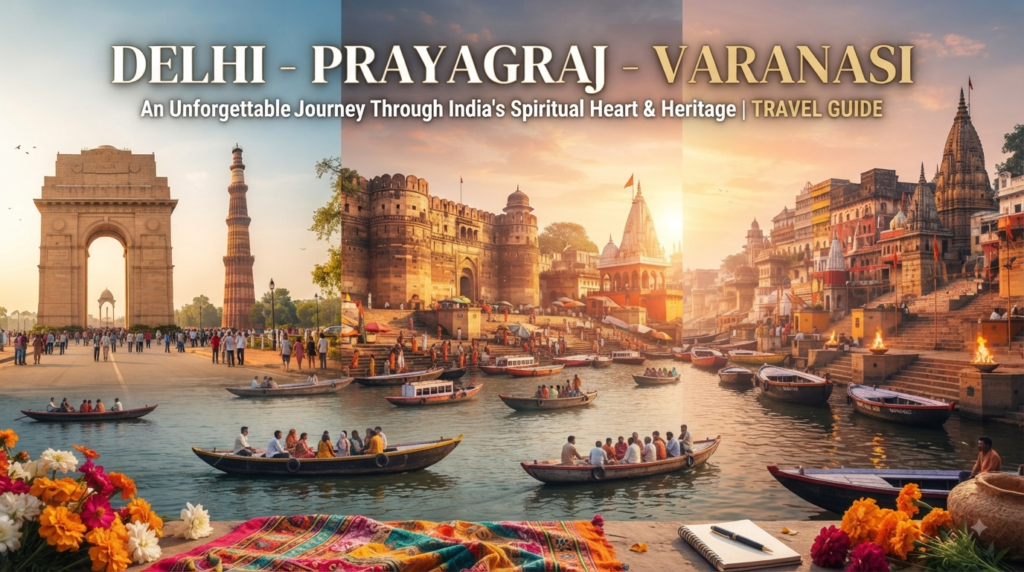 Delhi Prayagraj Varanasi trip